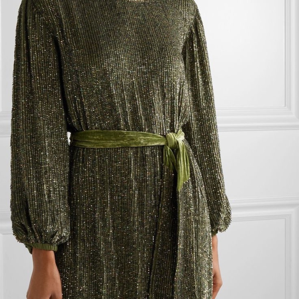 Retrofete Grace Dress in Emerald